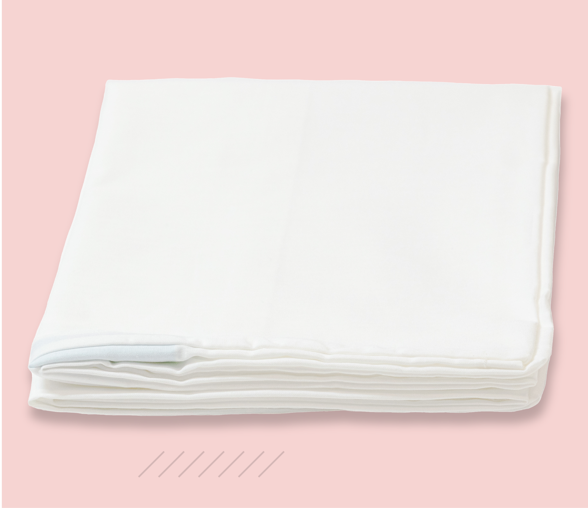 white levitex cotton pillowcase